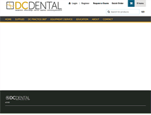 Tablet Screenshot of dcdental.com